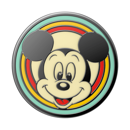 Enamel Vintage Mickey Mouse — Adhesive PopGrip - US 93188