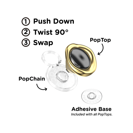 Enamel Eye of the Behold Gold — PopTop - US 75446