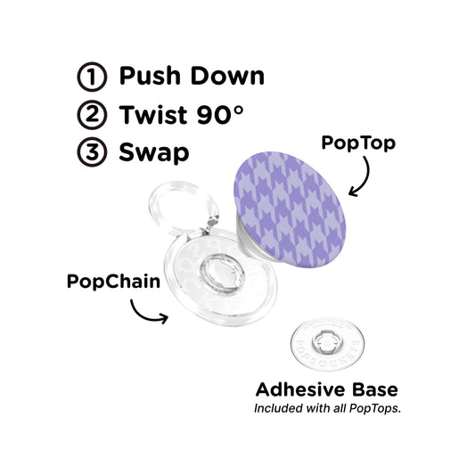 Lilac Houndstooth — PopTop - US 66638