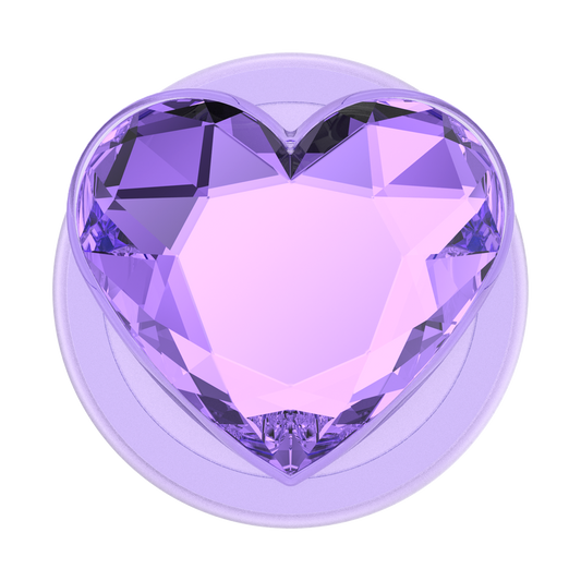 Crystal Heart Lavender — MagSafe PopGrip - US 40776