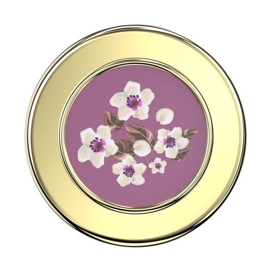 Enamel Floral Mauve — MagSafe PopGrip - US 24236