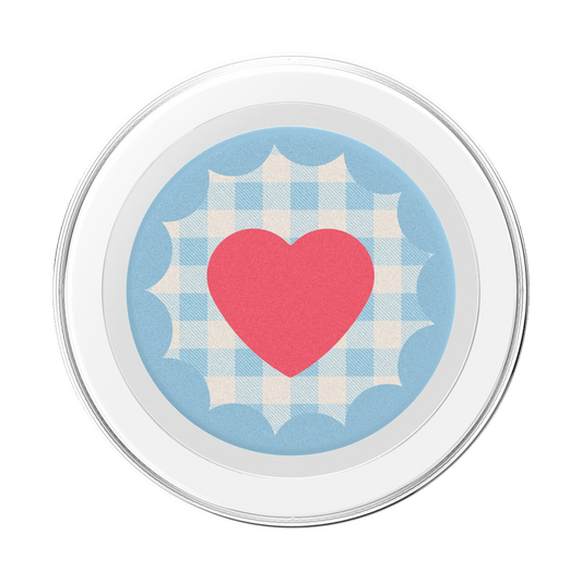 Gingham Heart — MagSafe PopGrip - US 43553
