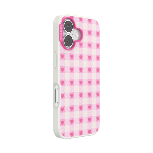 Blush Gingham — iPhone 17 MagSafe Case - US 15605