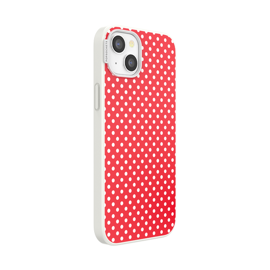 Cherry Red Polka Dot — iPhone 15 Plus MagSafe Case - US 41870