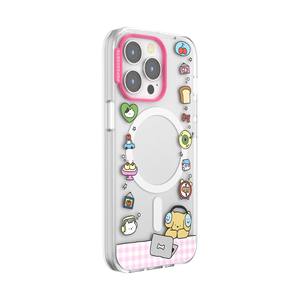 Dog Typing — iPhone 13 Pro MagSafe Case - US 65239