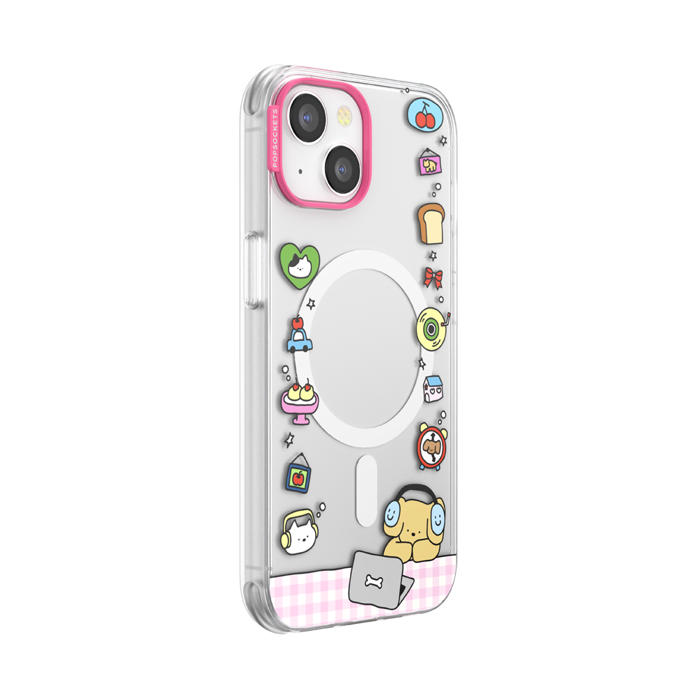 Dog Typing — iPhone 13 MagSafe Case - US 14461