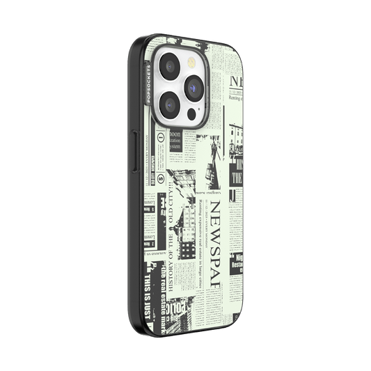 Hot off the Press Black — iPhone 15 Pro MagSafe Case - US 73671