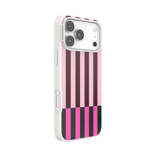 Pop of Pink Stripe — iPhone 17 Pro Max MagSafe Case - US 65940