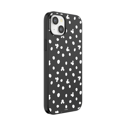Translucent Black Mickey Polka Dot — iPhone 15 Plus MagSafe Case - US 87574