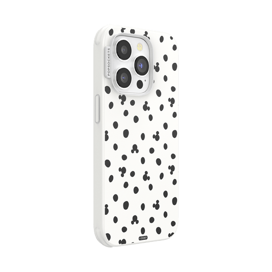 White Mickey Polka Dot — iPhone 14 Pro MagSafe Case - US 03349