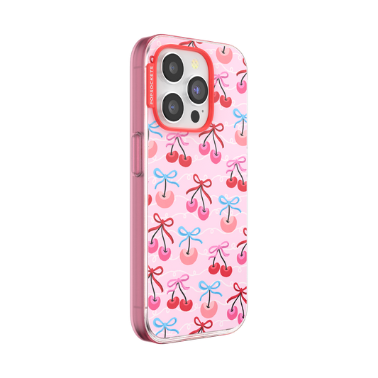 Cherry Bows — iPhone 15 Pro MagSafe Case - US 63069