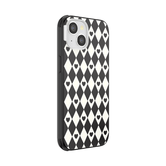 Harlequin Hearts Black — iPhone 13 MagSafe Case - US 42400