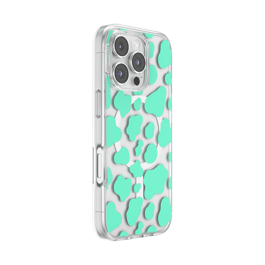 Turquoise Cow Cow — iPhone 16 Pro MagSafe Case - US 15059