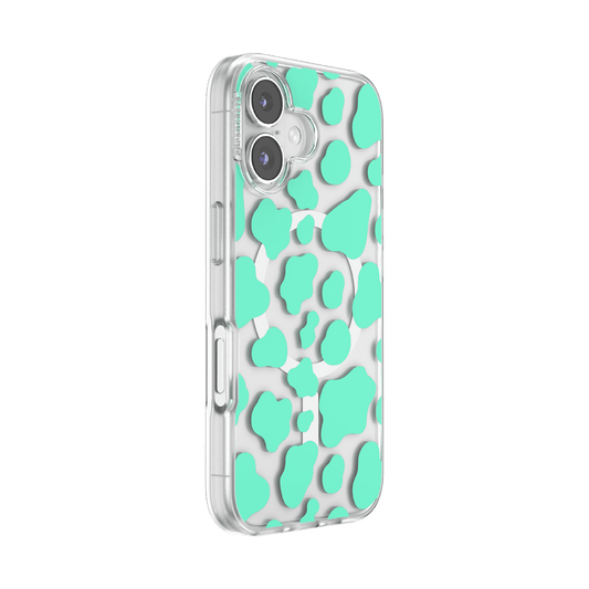 Turquoise Cow Cow — iPhone 16 MagSafe Case - US 58481