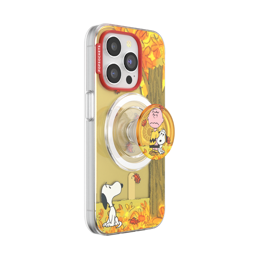 Snoopy in Fall — iPhone 15 Pro MagSafe Case - US 91834