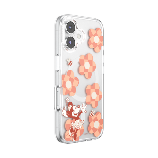 Minnie Checkered Flower — iPhone 16 MagSafe Case - US 98297
