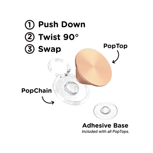 Aluminum Radial Rose Gold — PopTop - US 41487