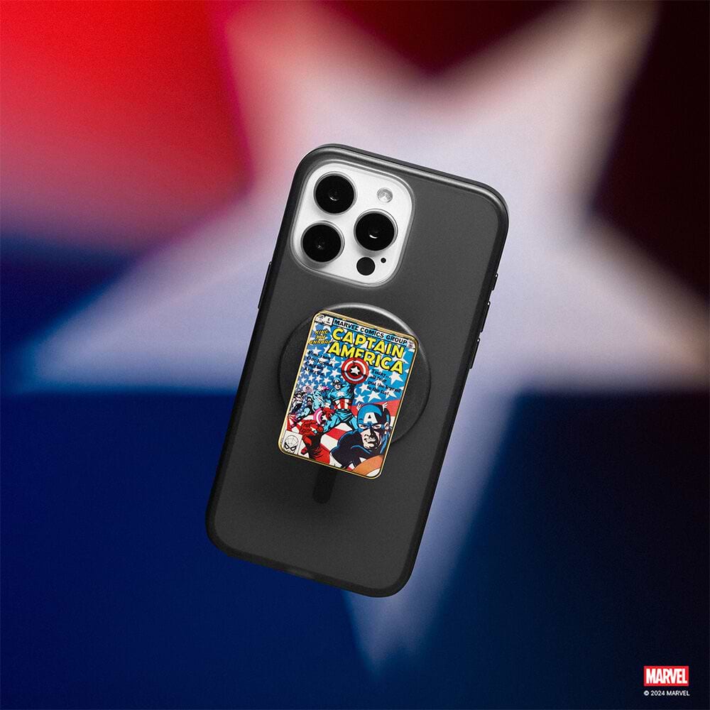 Enamel Captain America Comic Book — MagSafe PopGrip - US 38327