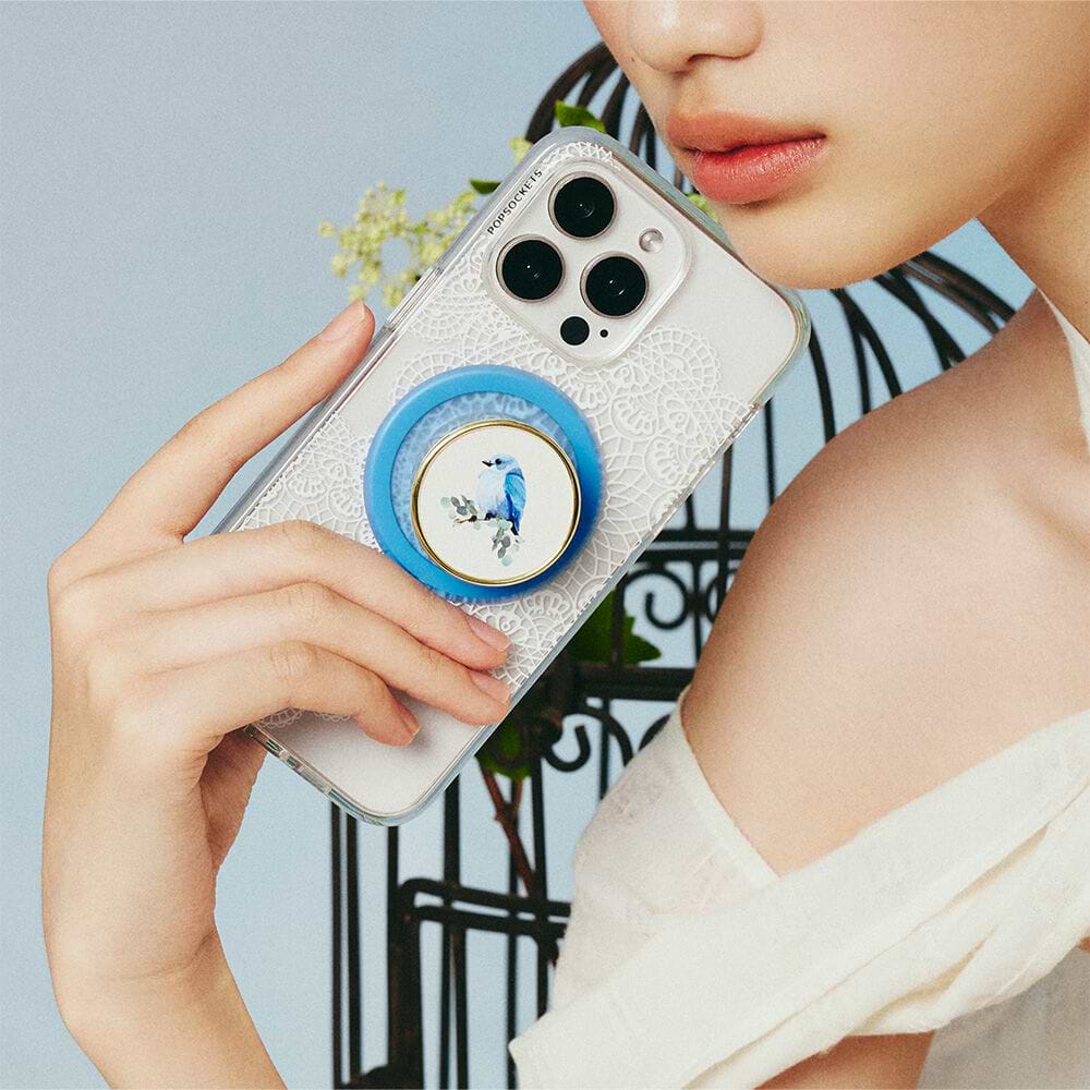 Enamel Blue Bird — MagSafe PopGrip - US 90081