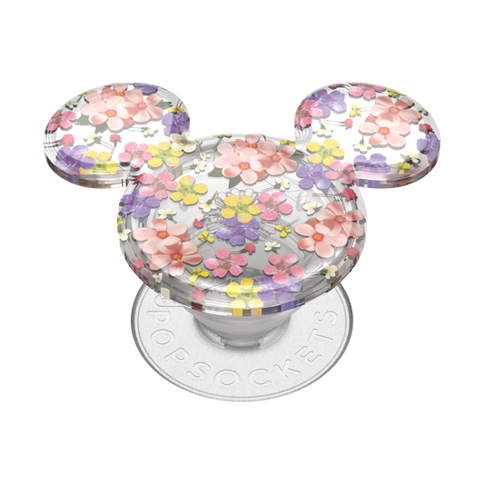 Translucent Mickey Mouse Cascading Flowers — Adhesive PopGrip - US 49556