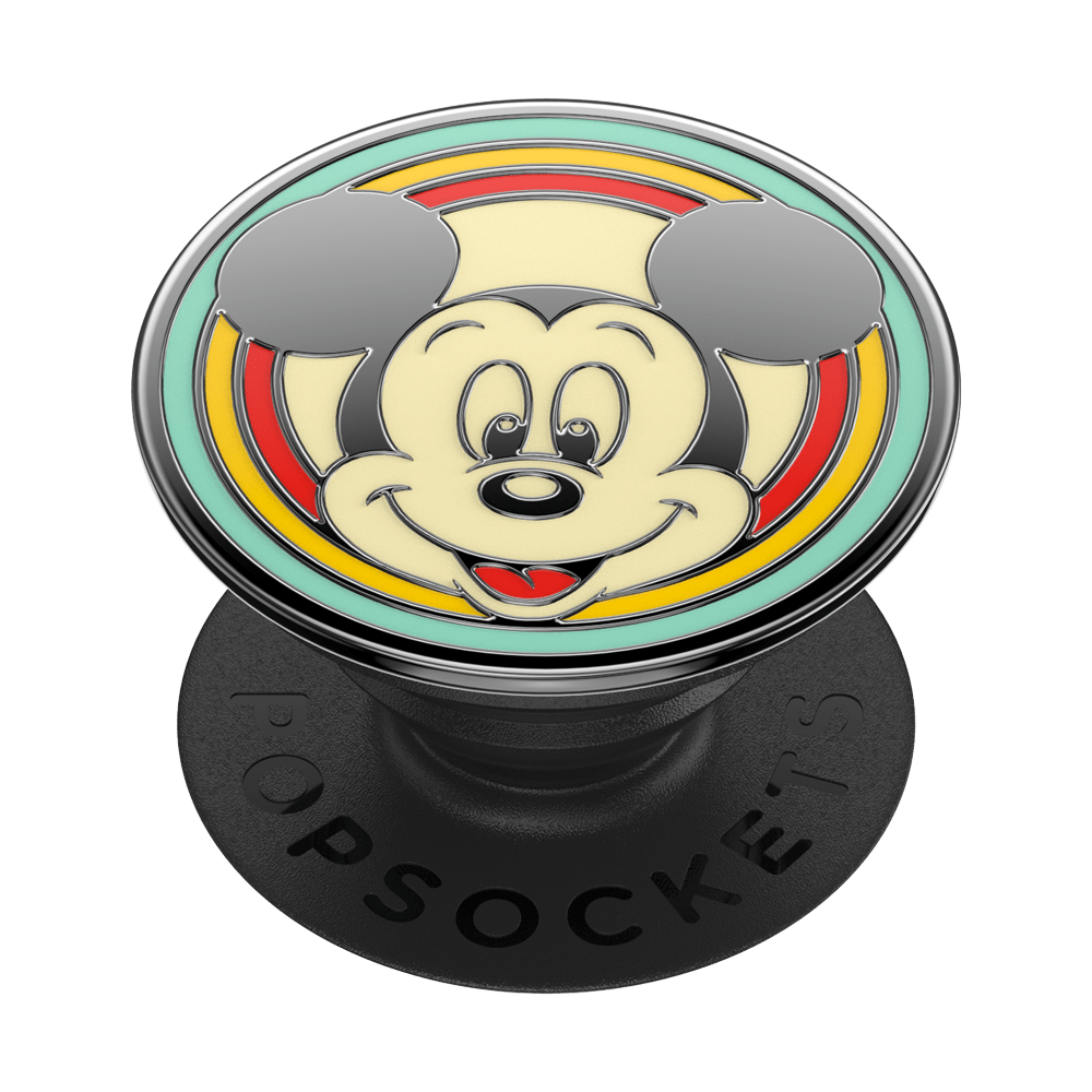 Enamel Vintage Mickey Mouse — Adhesive PopGrip - US 93188