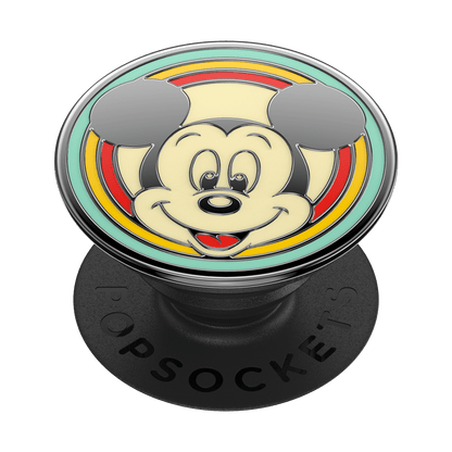 Enamel Vintage Mickey Mouse — Adhesive PopGrip - US 93188