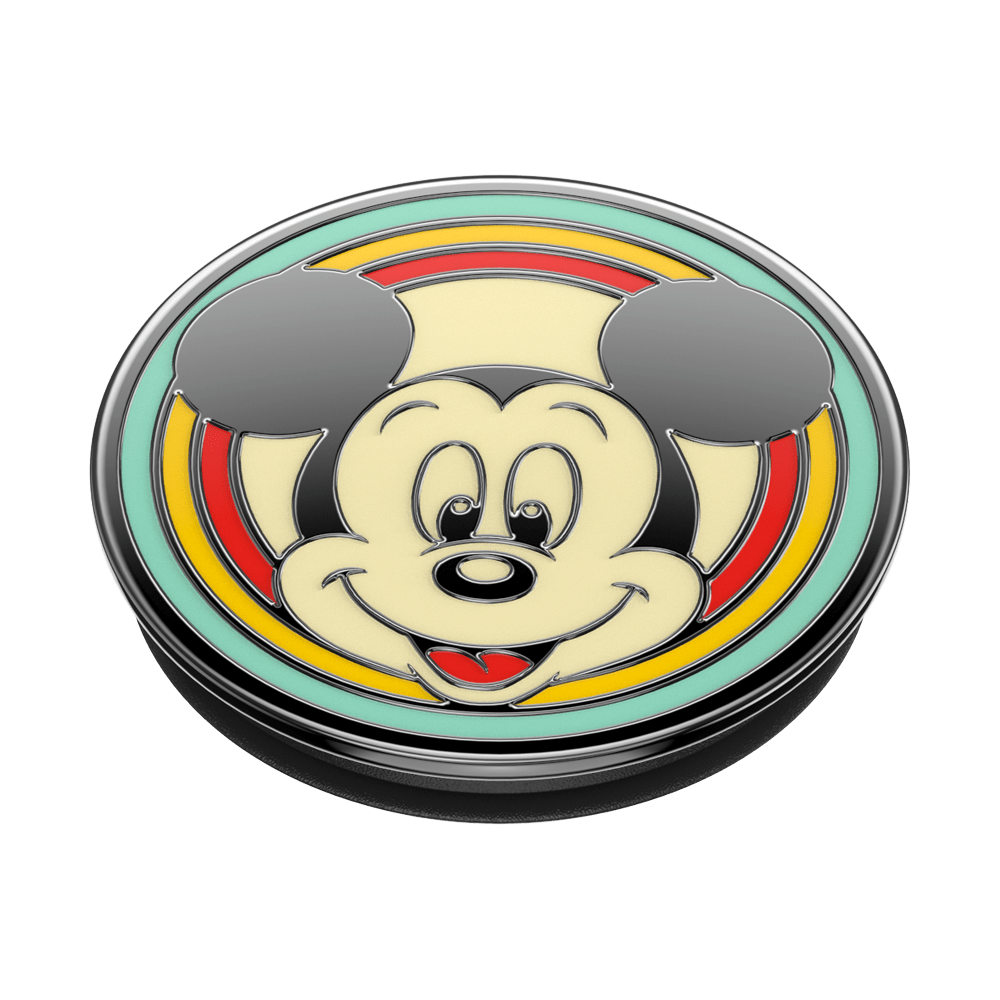 Enamel Vintage Mickey Mouse — Adhesive PopGrip - US 24239