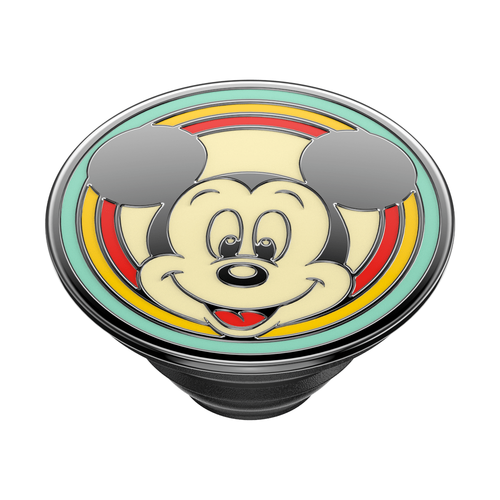 Enamel Vintage Mickey Mouse — Adhesive PopGrip - US 93188