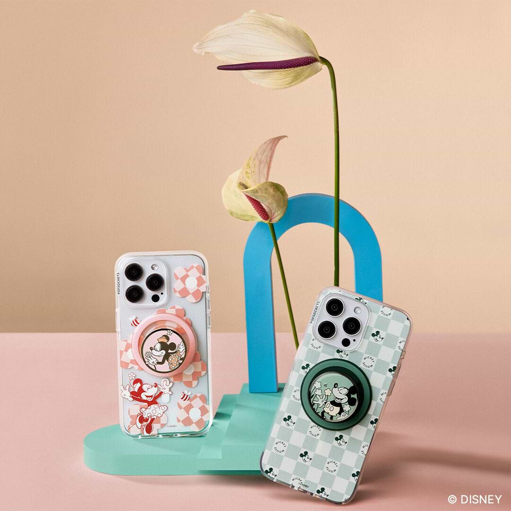 Minnie Checkered Flower  — iPhone 14 Pro Max MagSafe Case - US 39141