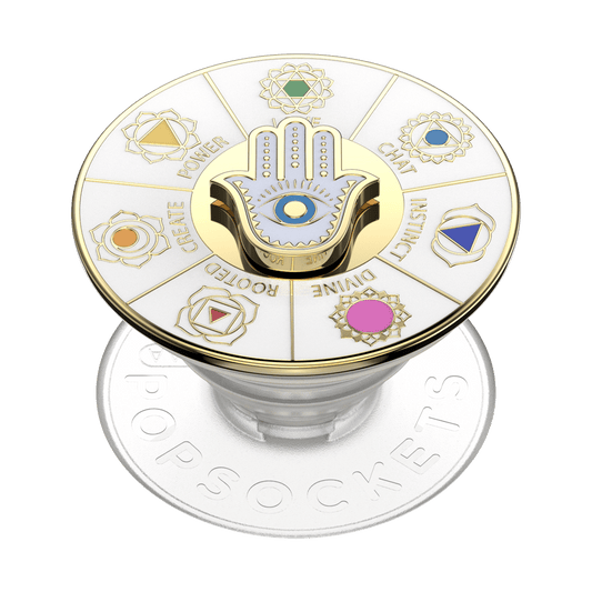 Enamel Spinner Chakras — Adhesive PopGrip - US 74712