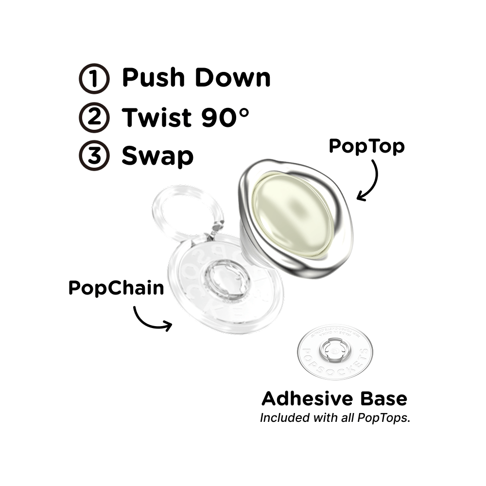 Enamel Eye of the Behold Silver — PopTop - US 41285