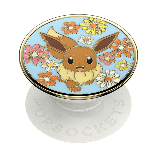 Floral Eevee Enamel — Adhesive PopGrip - US 82702