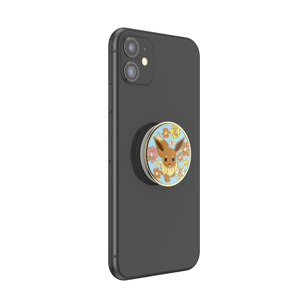Floral Eevee Enamel — Adhesive PopGrip - US 33862