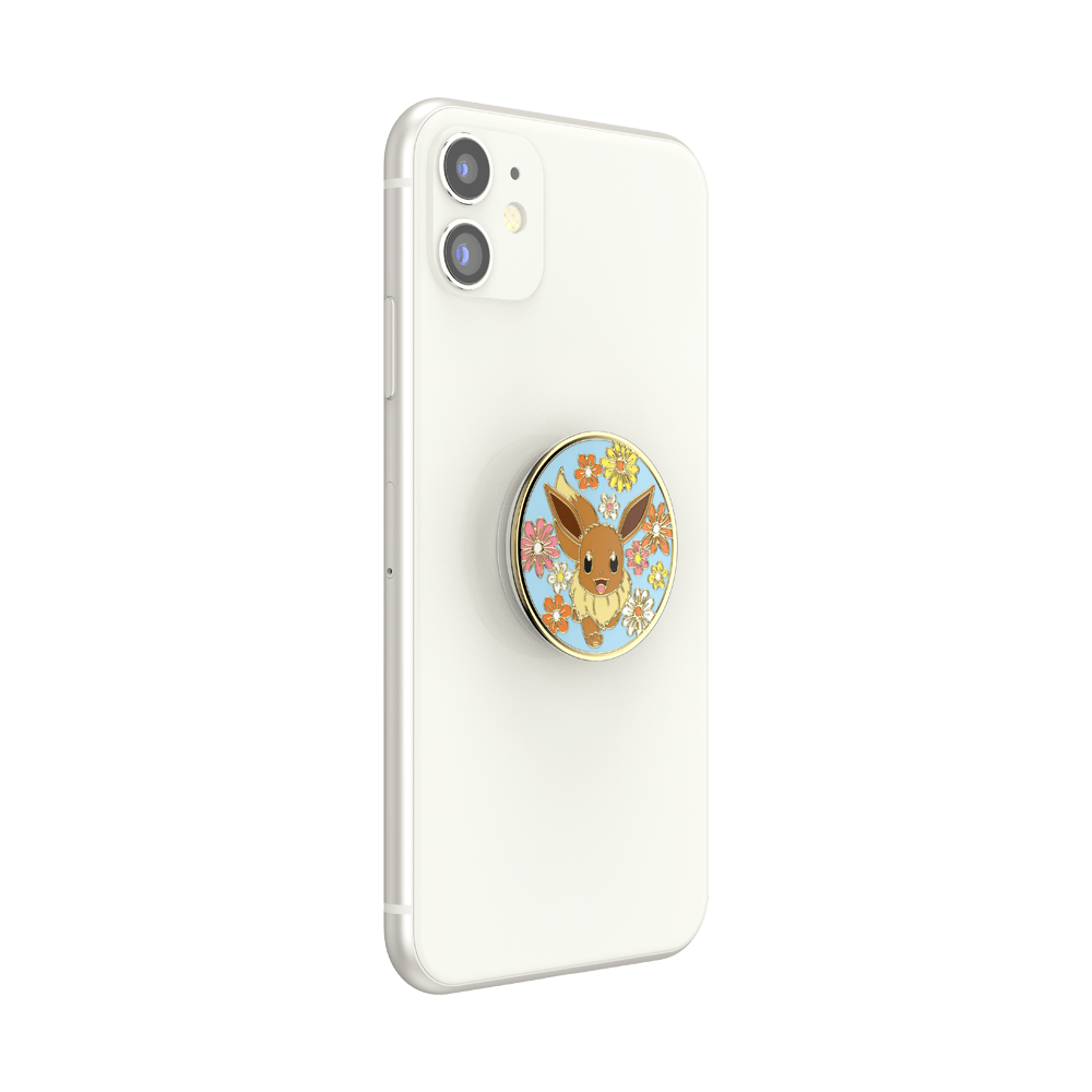 Floral Eevee Enamel — Adhesive PopGrip - US 33862