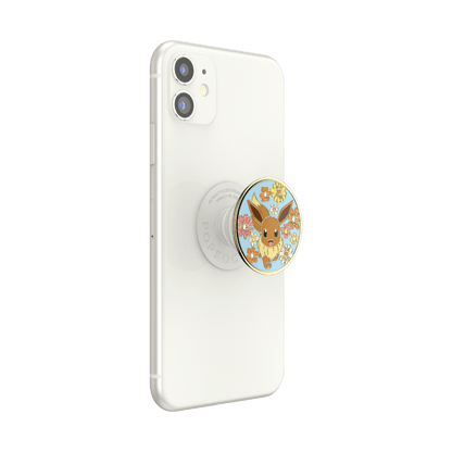 Floral Eevee Enamel — Adhesive PopGrip - US 80052