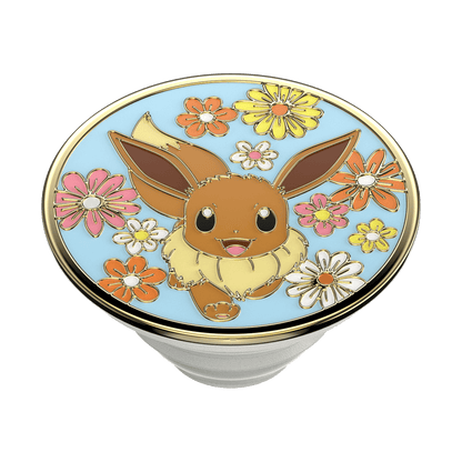 Floral Eevee Enamel — Adhesive PopGrip - US 80052