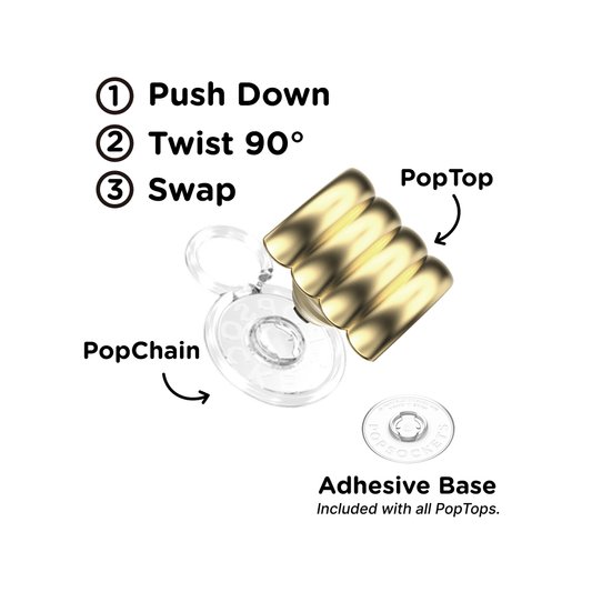 Enamel Puffy Stack Gold — PopTop - US 40504