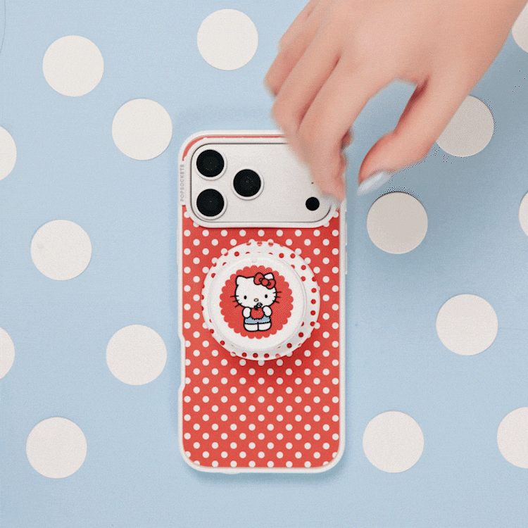 Cherry Red Polka Dot — iPhone 17 Pro Max MagSafe Case - US 12158