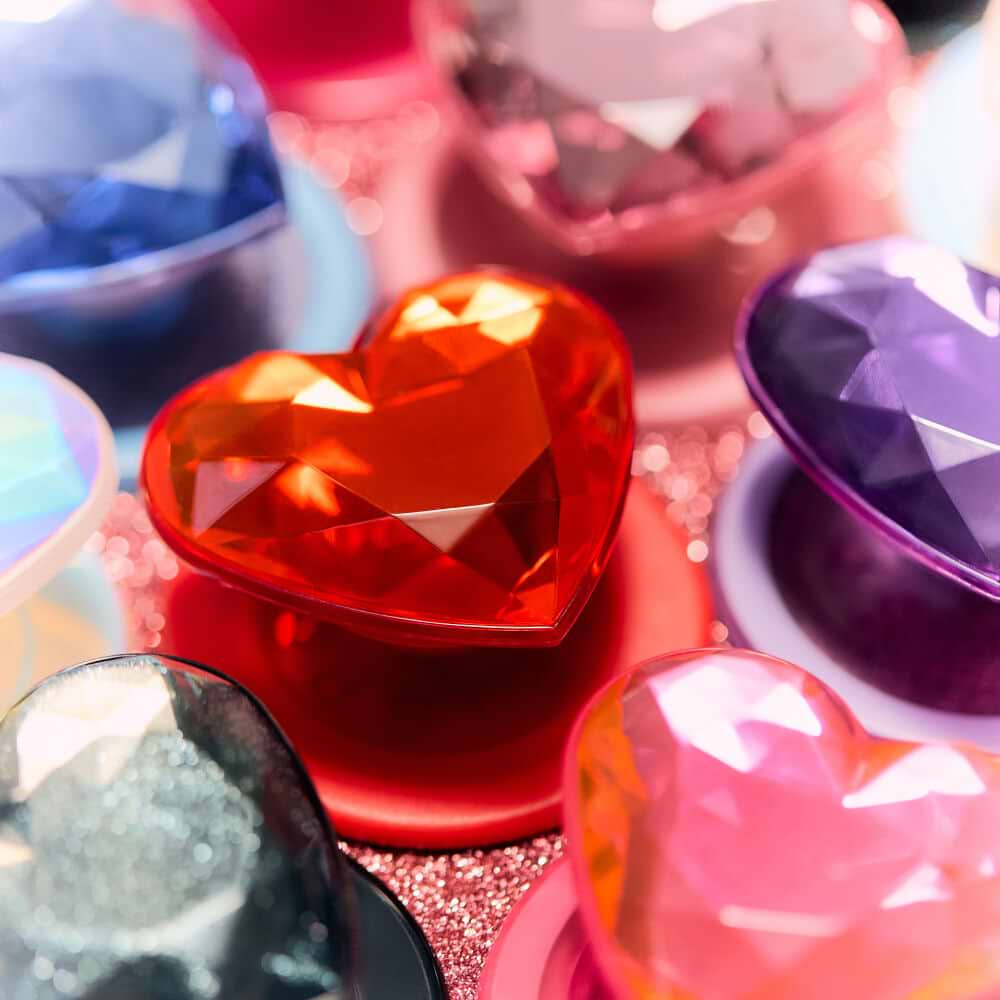 Crystal Heart Rosso —  MagSafe PopGrip - US 79608
