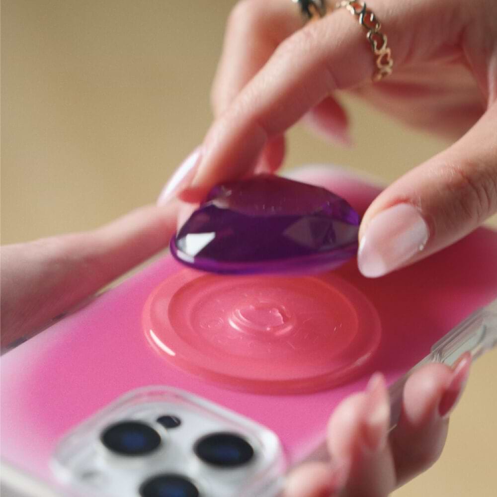 Crystal Heart Lavender —  MagSafe PopGrip - US 40776
