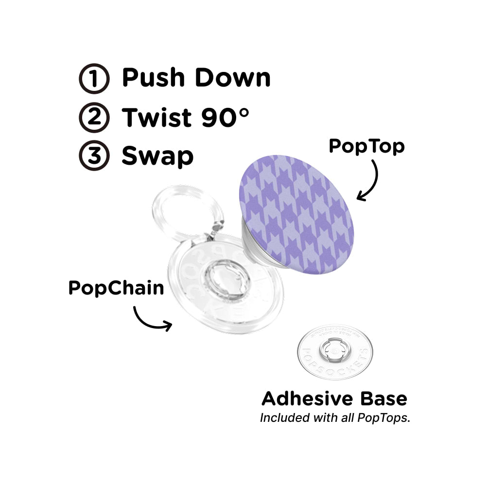 Lilac Houndstooth — PopTop - US 66638