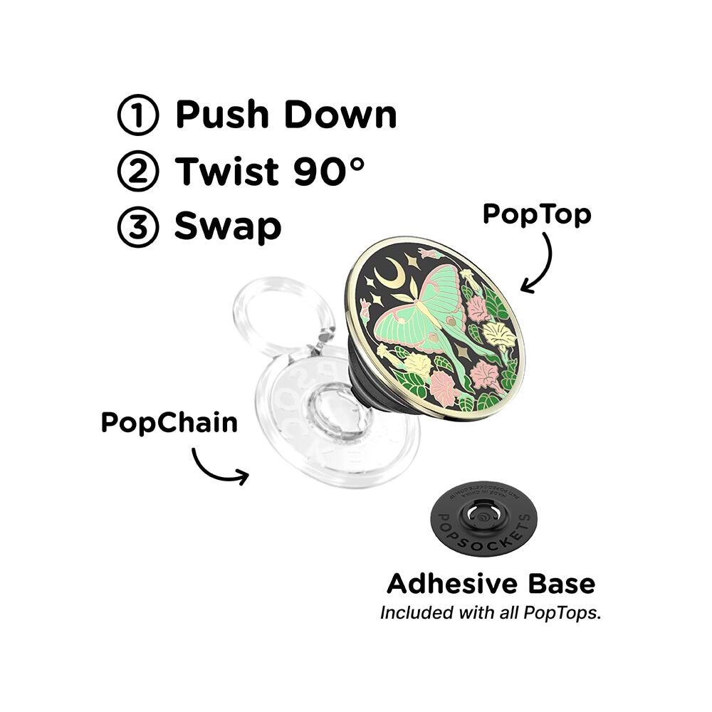 Enamel Luna Moth — PopTop - US 84120