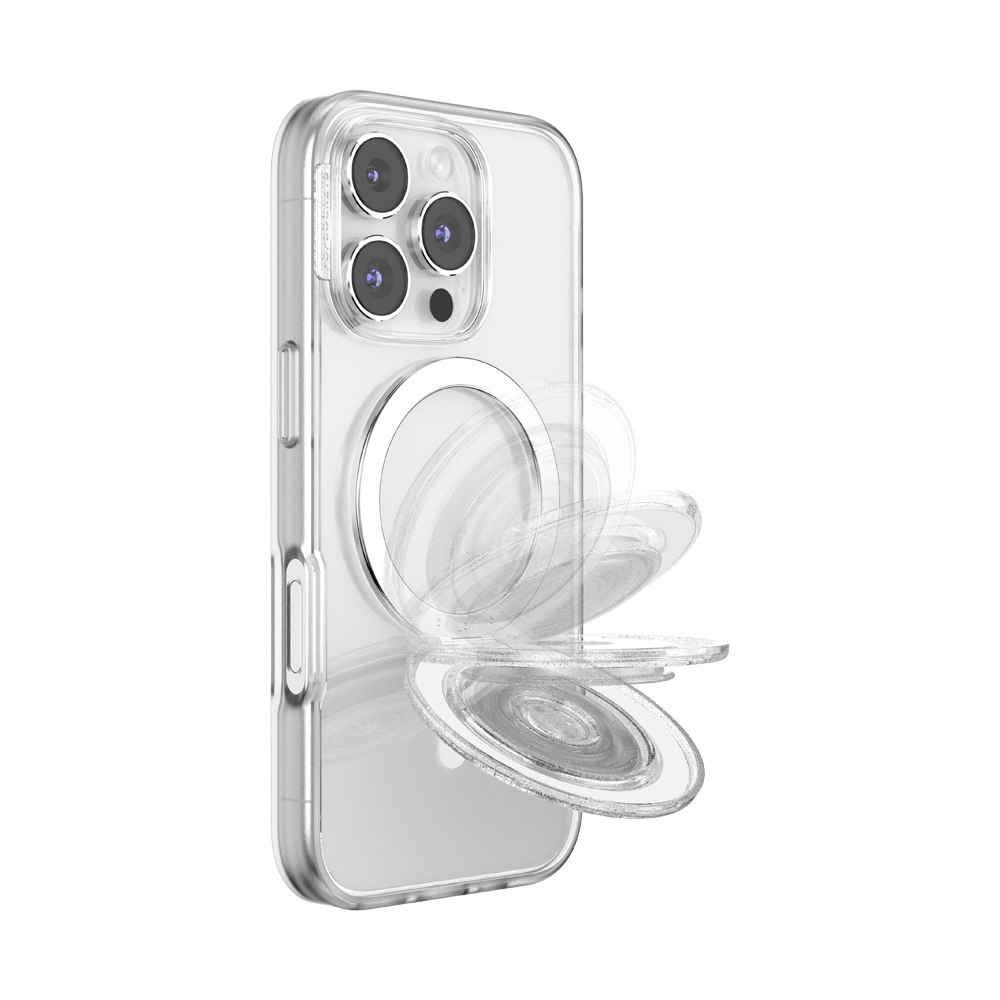 Clear Glitter — MagSafe Kick-Out Grip & Stand - US 60207