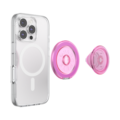 Translucent Baby Pink — MagSafe Kick-Out Grip & Stand - US 08243