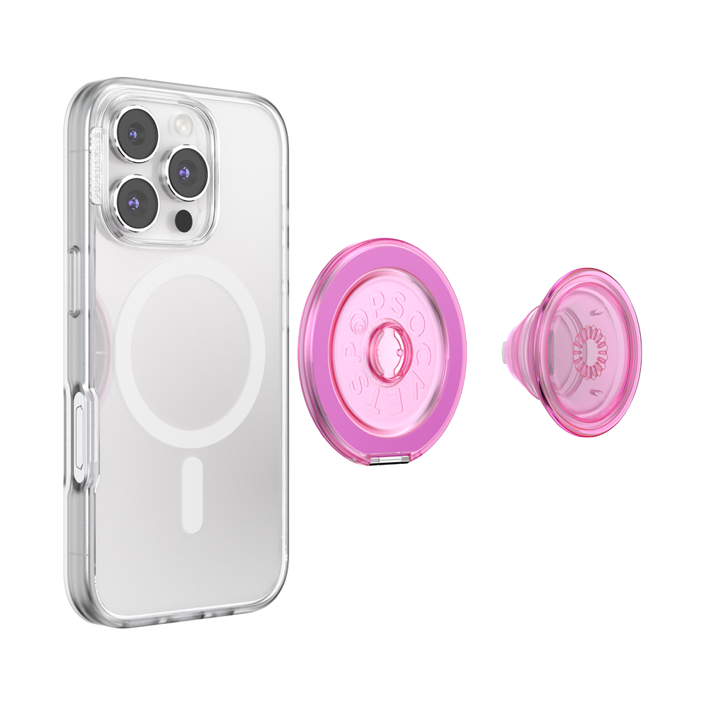 Translucent Baby Pink — MagSafe Kick-Out Grip & Stand - US 46494