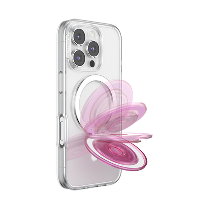 Translucent Baby Pink — MagSafe Kick-Out Grip & Stand - US 08243