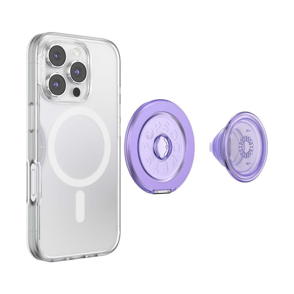Translucent Dusty Purple — MagSafe Kick-Out Grip & Stand - US 84035