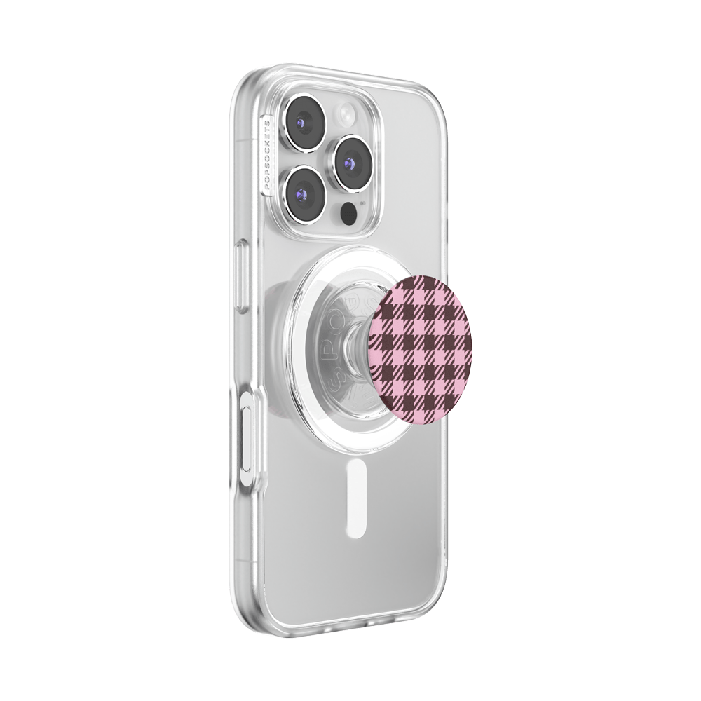 Black Cherry Gingham — MagSafe PopGrip - US 66672