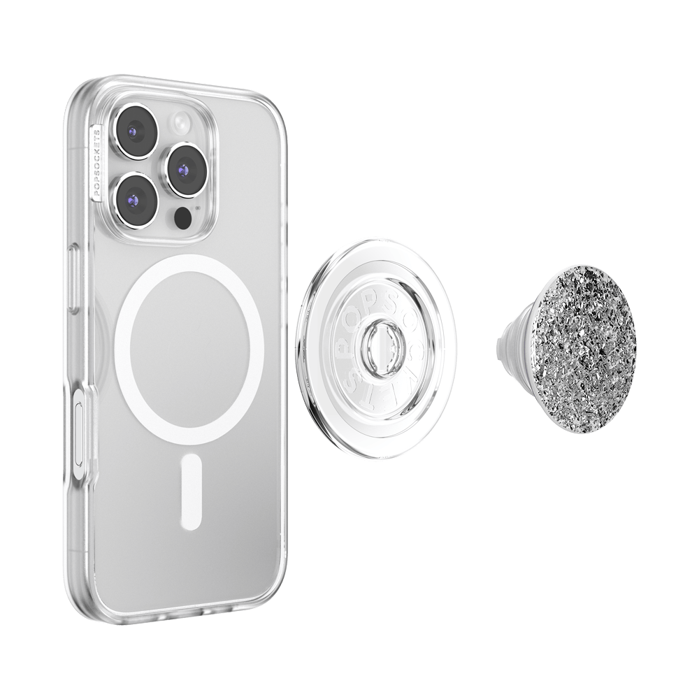 Confetti Foil Silver — MagSafe PopGrip - US 50969