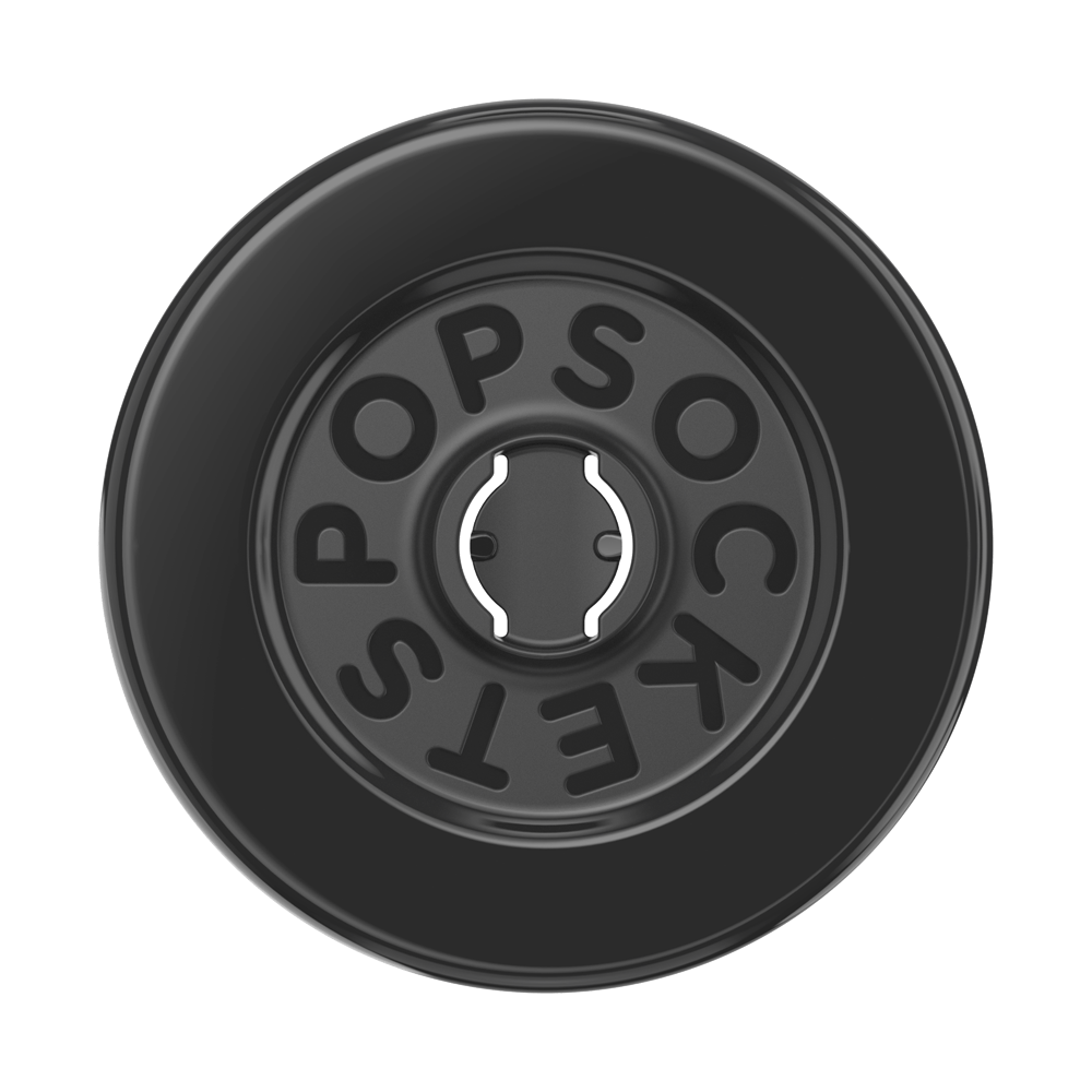 Crystal Heart Black Glitter —  MagSafe PopGrip - US 71004